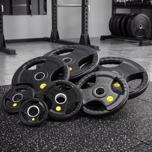 Talerz obciążeniowy żeliwny HMS TOD 51 mm olimpijski do treningu siłowego - 5 kg