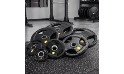 Talerz obciążeniowy żeliwny HMS TOD 51 mm olimpijski do treningu siłowego - 10 kg