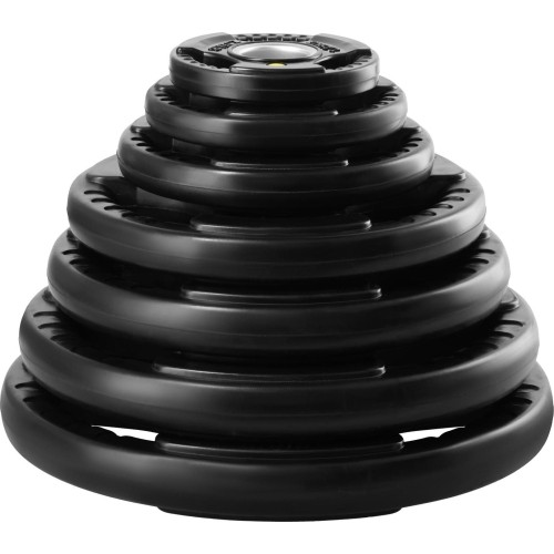 Talerz obciążeniowy żeliwny HMS TOD 51 mm olimpijski do treningu siłowego - 10 kg