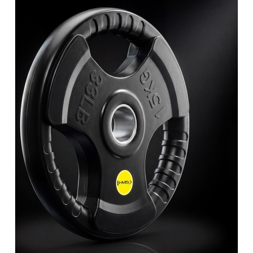 Talerz obciążeniowy żeliwny HMS TOD 51 mm olimpijski do treningu siłowego - 15 kg