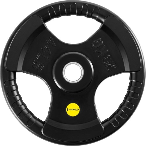 Talerz obciążeniowy żeliwny HMS TOD 51 mm olimpijski do treningu siłowego - 20 kg