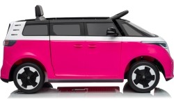 Różowy pojazd Volkswagen ID BUZZ