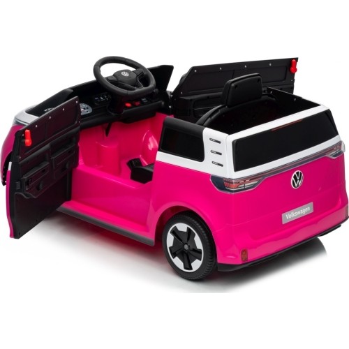 Różowy pojazd Volkswagen ID BUZZ
