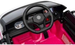 Różowy pojazd Volkswagen ID BUZZ