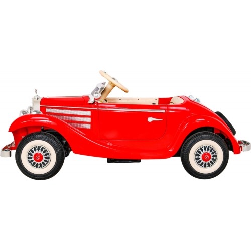 Pojazd elektryczny dla dzieci Mercedes Benz Retro Type 540A, czerwony