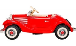 Pojazd elektryczny dla dzieci Mercedes Benz Retro Type 540A, czerwony