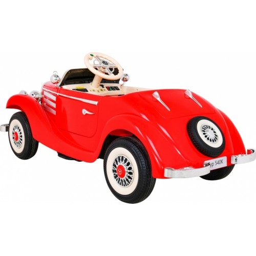 Pojazd elektryczny dla dzieci Mercedes Benz Retro Type 540A, czerwony