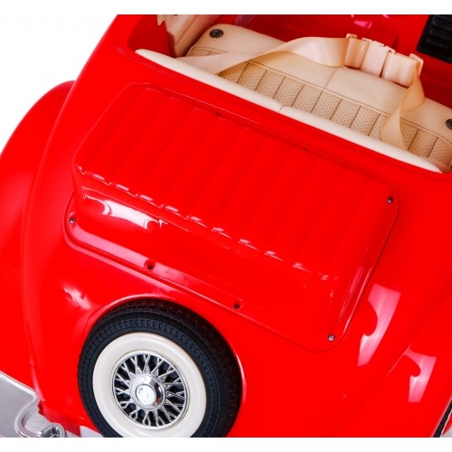 Pojazd elektryczny dla dzieci Mercedes Benz Retro Type 540A, czerwony