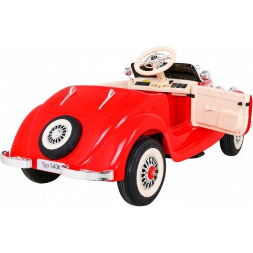 Pojazd elektryczny dla dzieci Mercedes Benz Retro Type 540A, czerwony