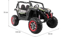 Pojazd elektryczny Buggy SuperStar 4x4 MP4 Camo