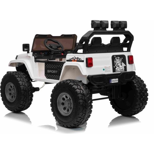 Pojazd elektryczny Extreme Sport 4x4, biały