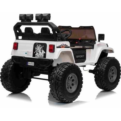 Pojazd elektryczny Extreme Sport 4x4, biały