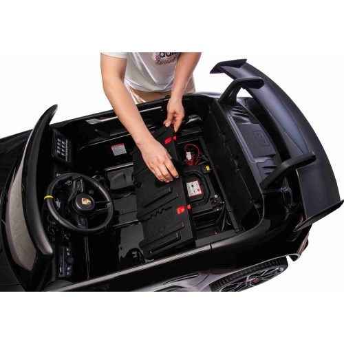 Pojazd elektryczny Porsche 911 GT3 czarny