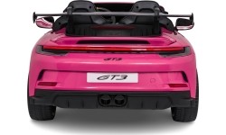 Pojazd elektryczny Porsche 911 GT3 STRONG MP4, różowy