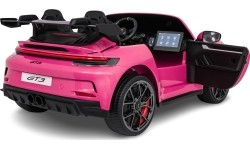 Pojazd elektryczny Porsche 911 GT3 STRONG MP4, różowy