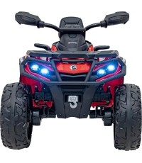 Quad Can Am Outlander ATV ze zdalnym sterowaniem, czerwony