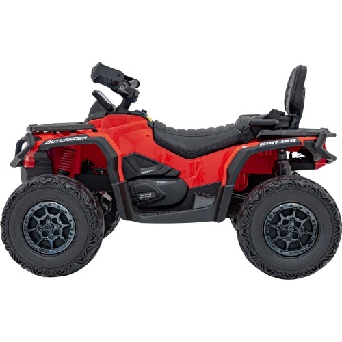 Quad Can Am Outlander ATV ze zdalnym sterowaniem, czerwony