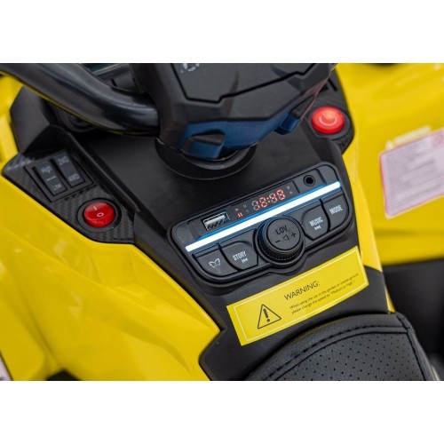 Quad Can-Am Outlander ze zdalnym sterowaniem, żółty