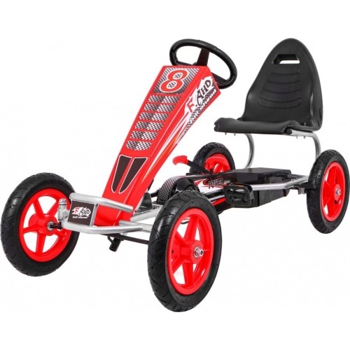 Gokart na pedały Full Ahead AIR czerwony