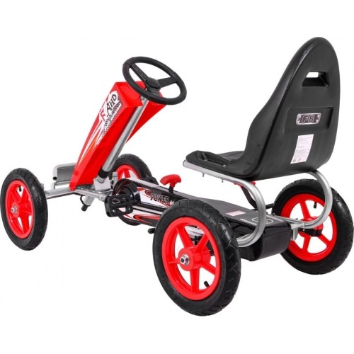Gokart na pedały Full Ahead AIR czerwony