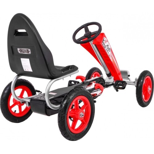 Gokart na pedały Full Ahead AIR czerwony