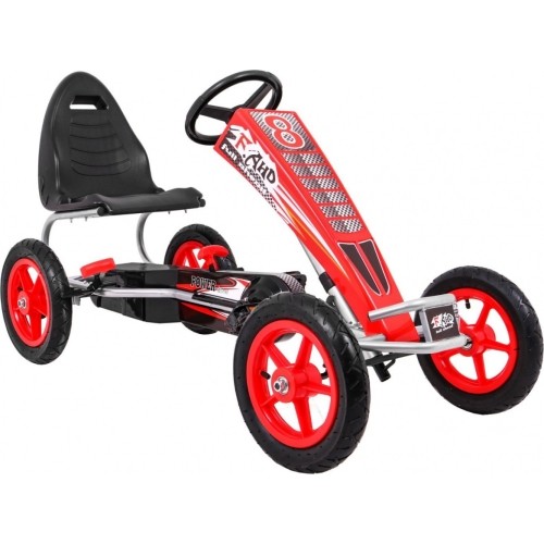 Gokart na pedały Full Ahead AIR czerwony