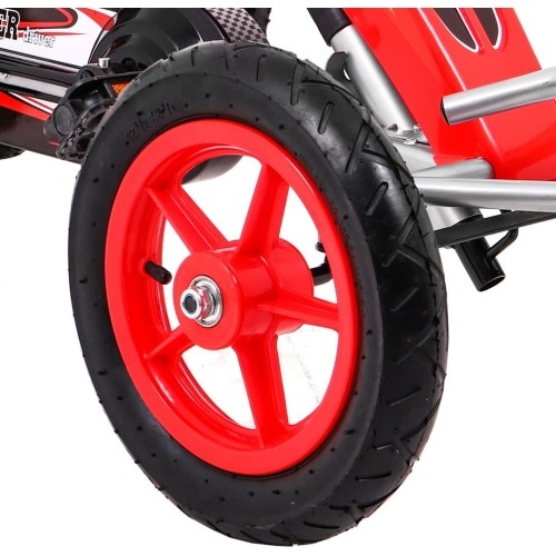 Gokart na pedały Full Ahead AIR czerwony