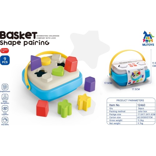Sorter dla najmłodszych z różnymi kształtami