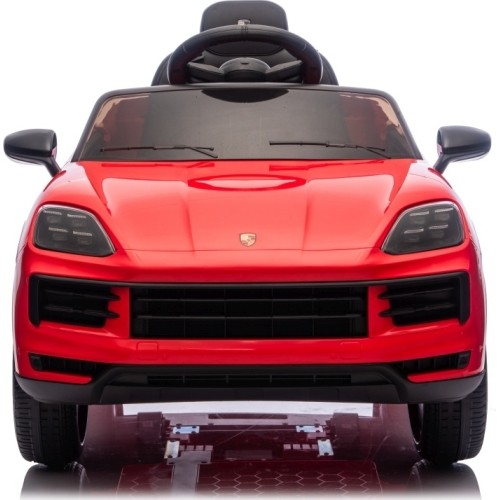 Pojazd elektryczny Porsche Cayenne, czerwony