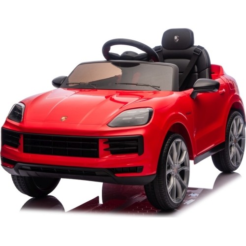 Pojazd elektryczny Porsche Cayenne, czerwony