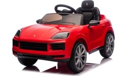 Pojazd elektryczny Porsche Cayenne, czerwony