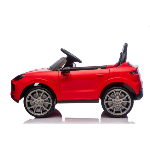Pojazd elektryczny Porsche Cayenne, czerwony