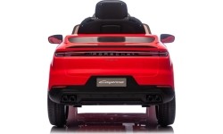 Pojazd elektryczny Porsche Cayenne, czerwony