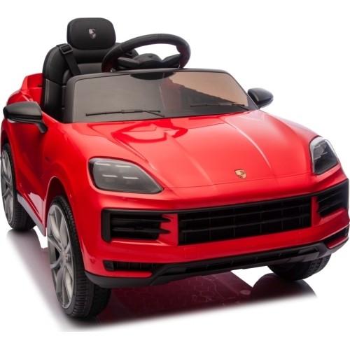 Pojazd elektryczny Porsche Cayenne, czerwony