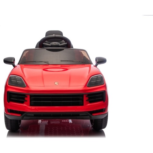 Pojazd elektryczny Porsche Cayenne, czerwony
