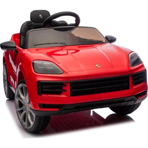 Pojazd elektryczny Porsche Cayenne, czerwony