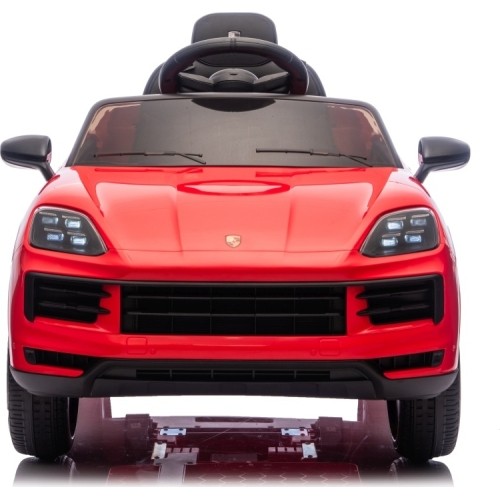 Pojazd elektryczny Porsche Cayenne, czerwony