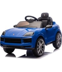 Pojazd elektryczny Porsche Cayenne, niebieski