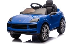 Pojazd elektryczny Porsche Cayenne, niebieski
