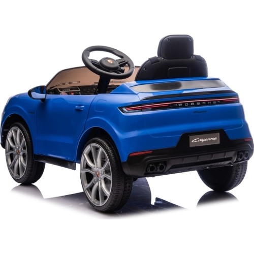 Pojazd elektryczny Porsche Cayenne, niebieski