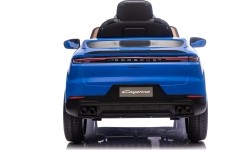 Pojazd elektryczny Porsche Cayenne, niebieski