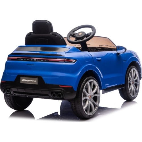 Pojazd elektryczny Porsche Cayenne, niebieski