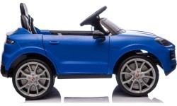 Pojazd elektryczny Porsche Cayenne, niebieski