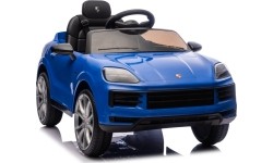 Pojazd elektryczny Porsche Cayenne, niebieski