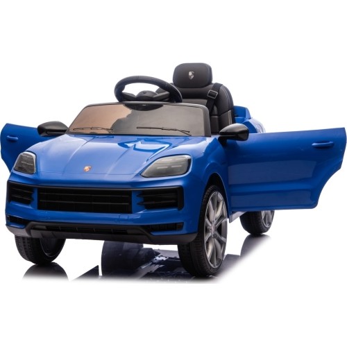 Pojazd elektryczny Porsche Cayenne, niebieski