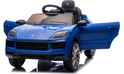 Pojazd elektryczny Porsche Cayenne, niebieski