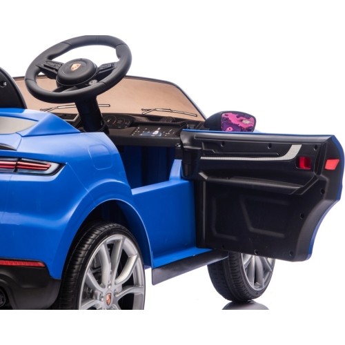 Pojazd elektryczny Porsche Cayenne, niebieski