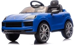 Pojazd elektryczny Porsche Cayenne, niebieski