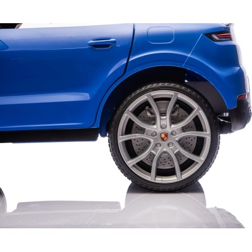 Pojazd elektryczny Porsche Cayenne, niebieski