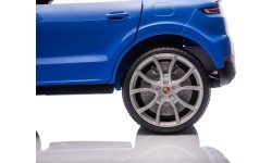 Pojazd elektryczny Porsche Cayenne, niebieski